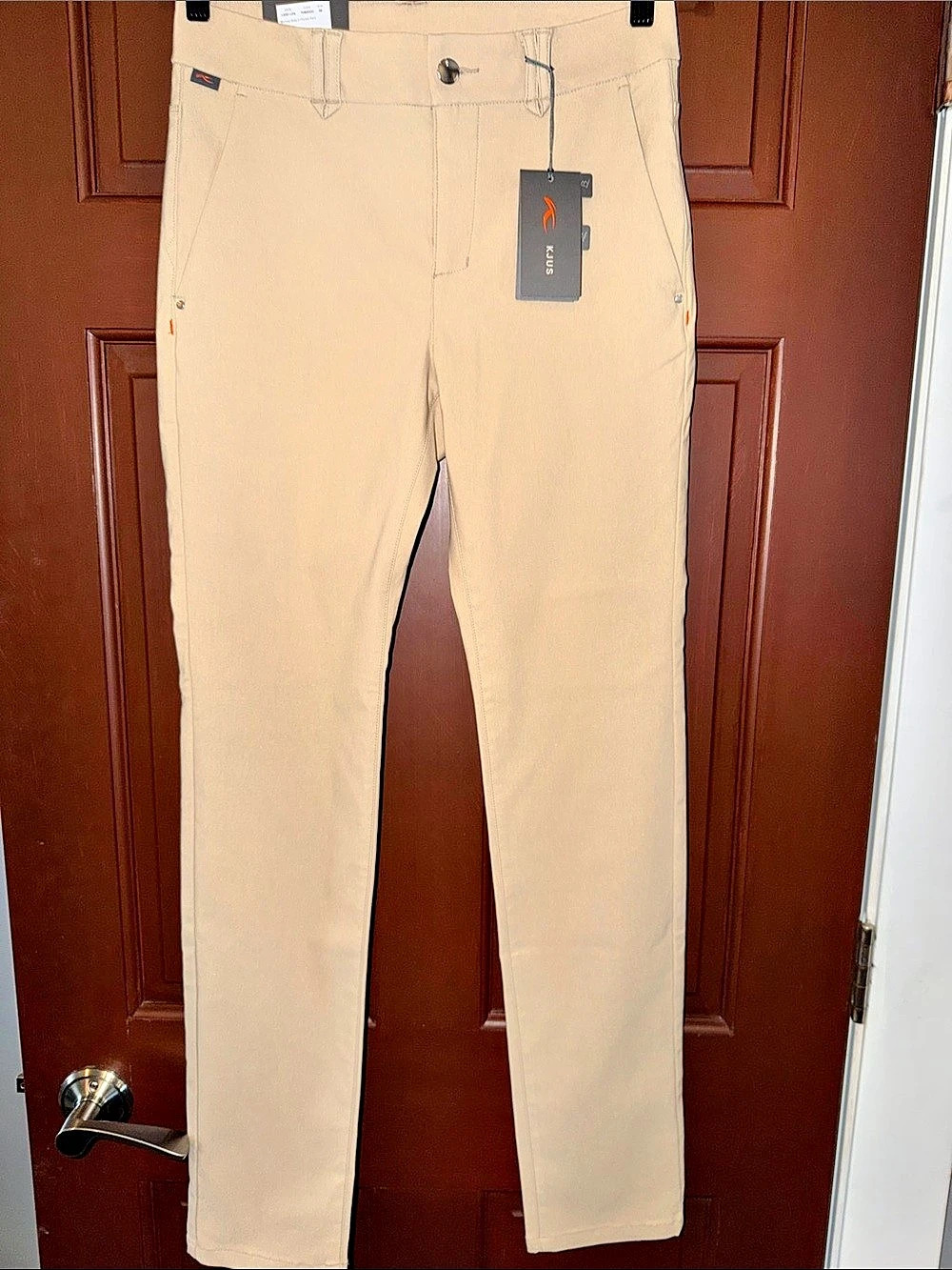 KJUS Ikala 5-Pocket Golf Pants Women’s 36 US 6 Small Beige Khaki NWT